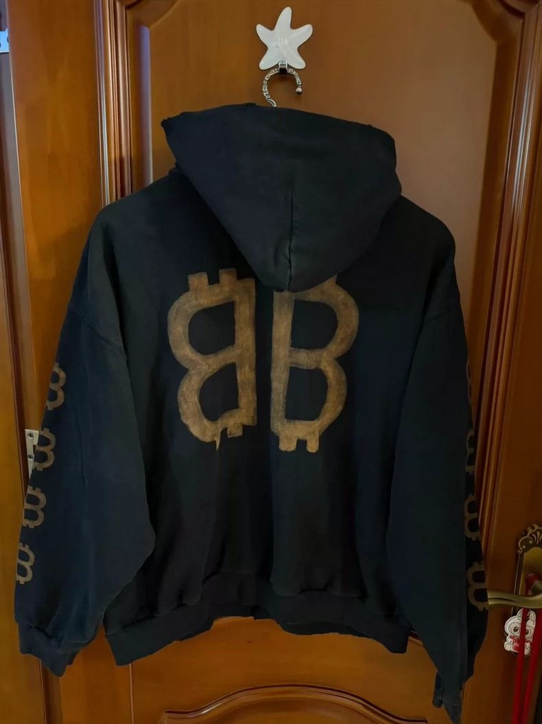 Balenciaga Balenciaga Bitcoin Logo Hoodie - dmc Size US XS / EU 42 / 0 - 2 Thumbnail