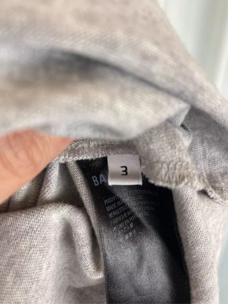 Balenciaga Balenciaga FBI Logo Grey Short Sleeve T-Shirt - dmc Size US M / EU 48-50 / 2 - 4 Thumbnail