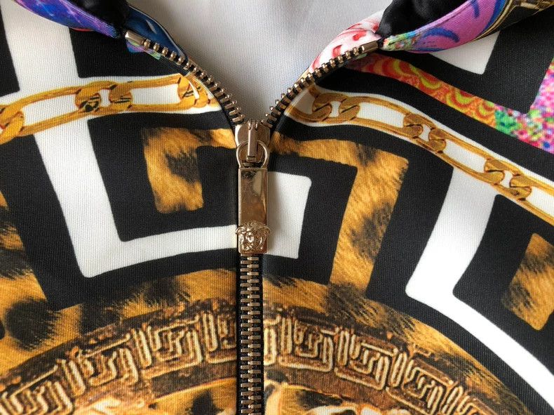 Versace Versace Printed Hooded Jacket - dmc Size US M / EU 48-50 / 2 - 4 Thumbnail
