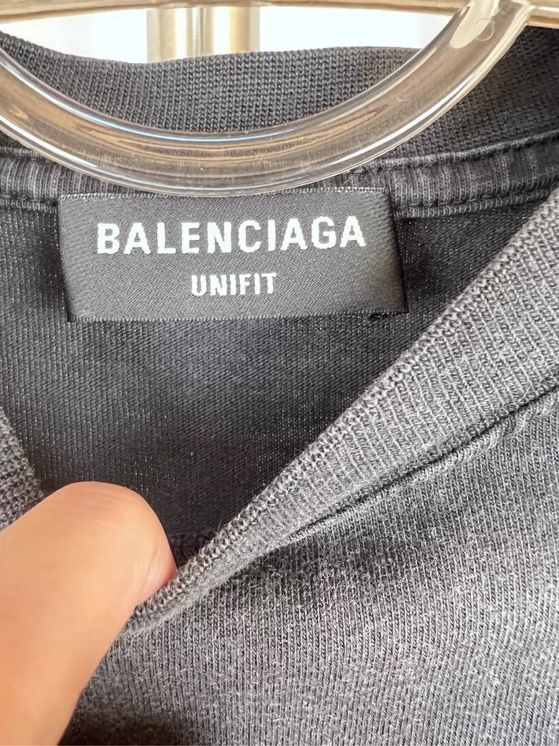 Balenciaga Balenciaga Black Covered Logo Short Sleeve - dmc Size US S / EU 44-46 / 1 - 4 Thumbnail