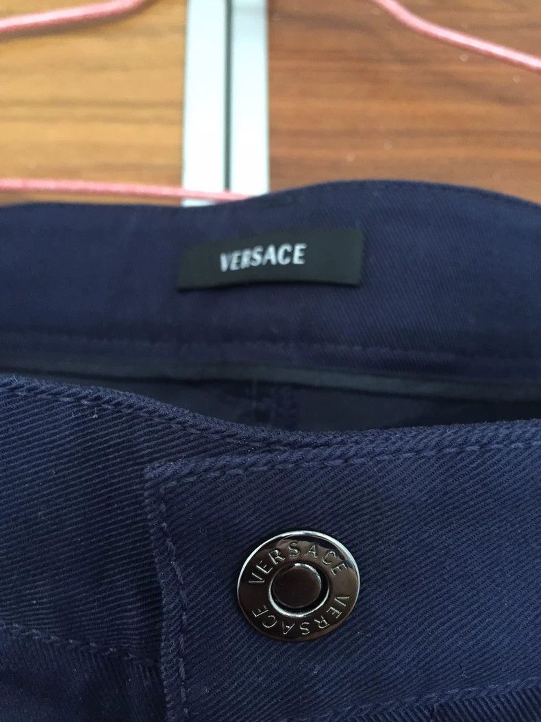 Versace VERSACE Men's Casual Pants with Zippers - dmc Size US 32 / EU 48 - 4 Thumbnail