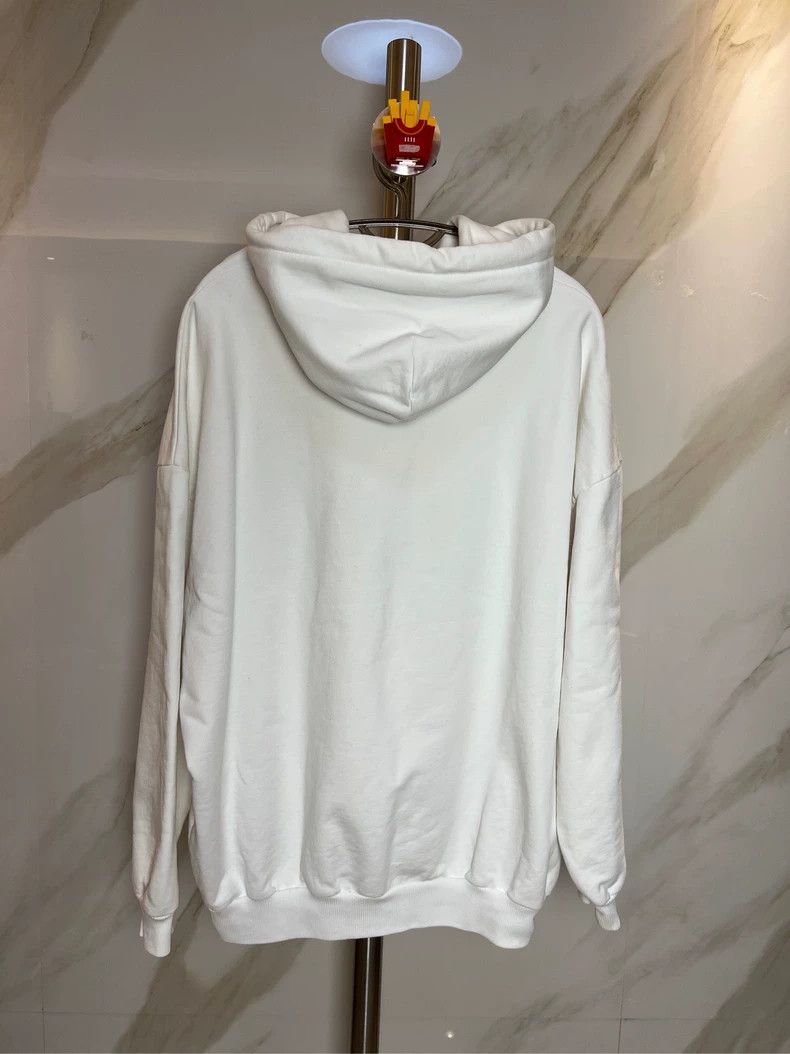 Balenciaga Balenciaga White Double B Logo Hoodie - dmc Size US S / EU 44-46 / 1 - 2 Thumbnail
