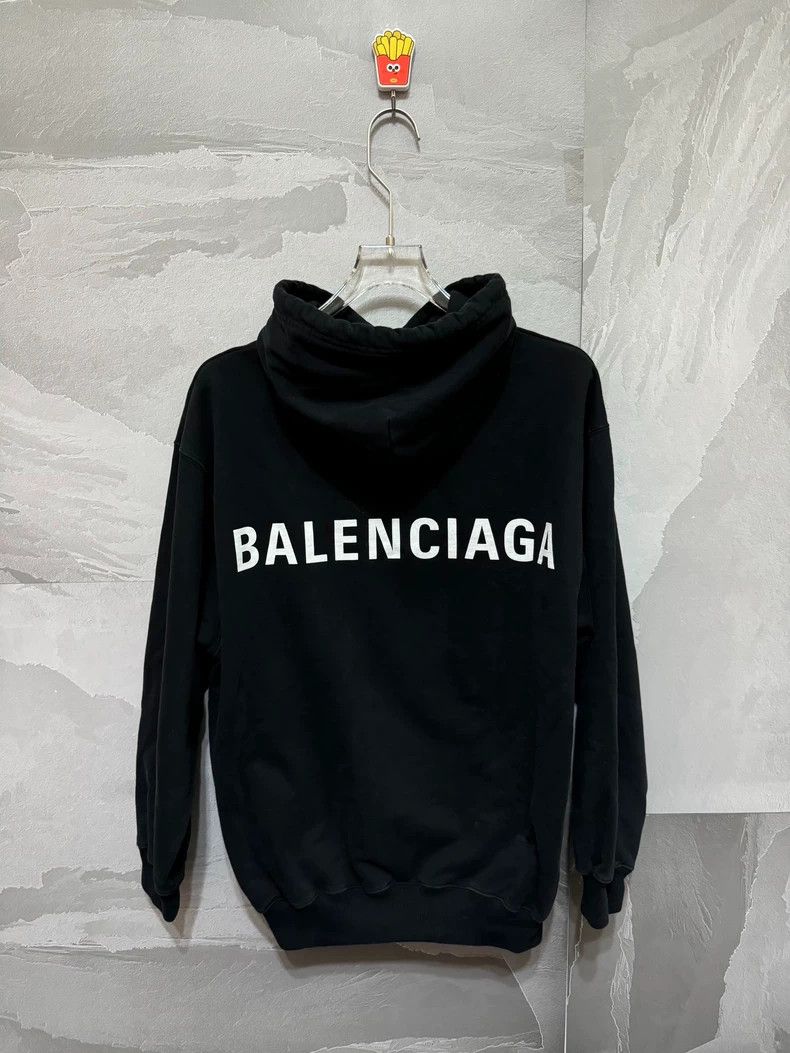 Balenciaga Balenciaga Back Logo Print Hoodie - dmc Size US S / EU 44-46 / 1 - 2 Thumbnail