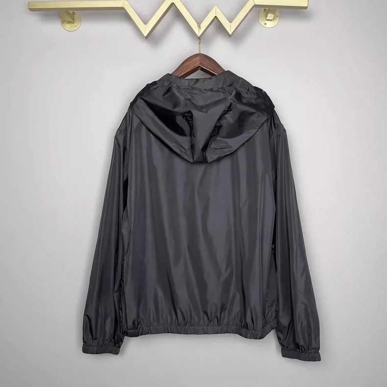 Versace Versace Men's Black Hooded Windbreaker Jacket - dmc Size US XL / EU 56 / 4 - 6 Thumbnail