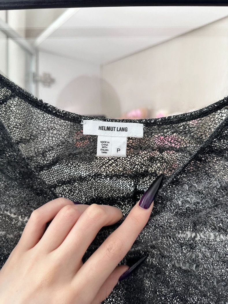 Helmut Lang Helmut Lang Mohair Sheer Knit Sweater - dmc Size US XS / EU 42 / 0 - 4 Thumbnail