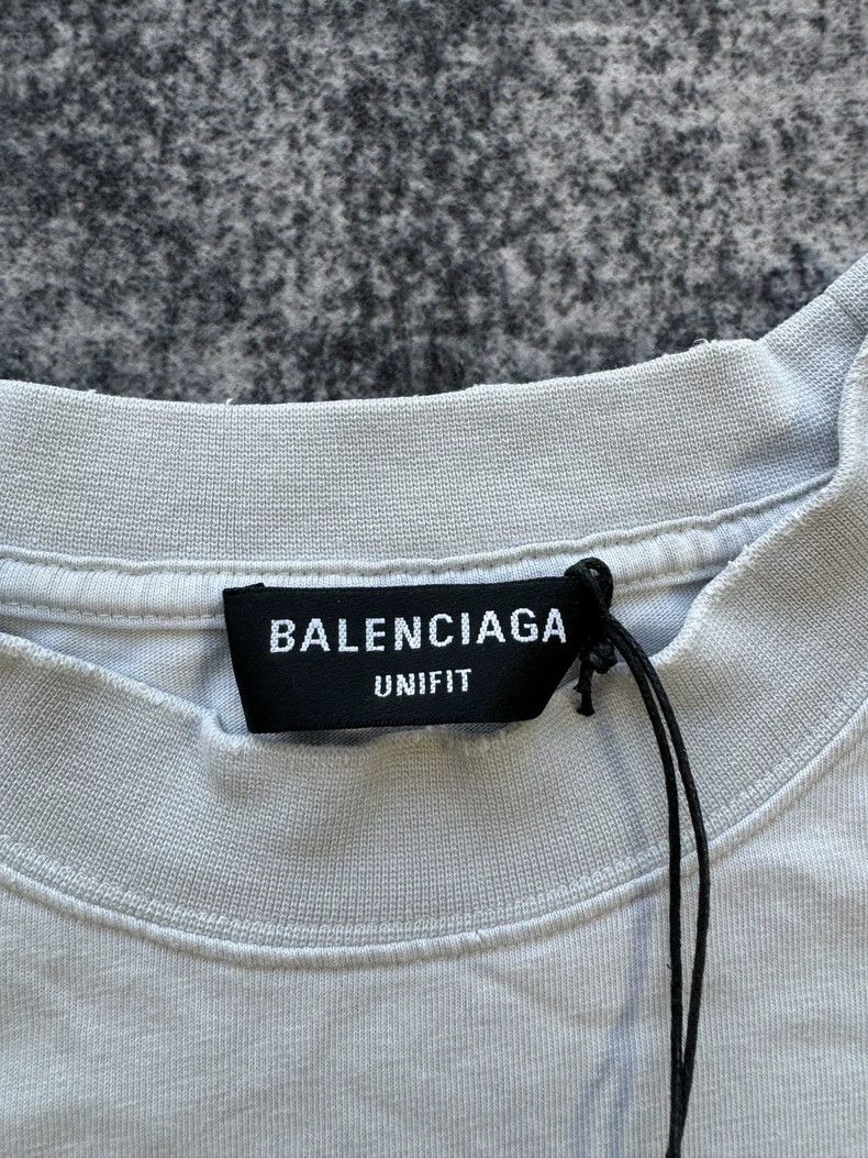 Balenciaga Balenciaga Flame Logo Short Sleeve Tee - dmc Size US L / EU 52-54 / 3 - 4 Thumbnail