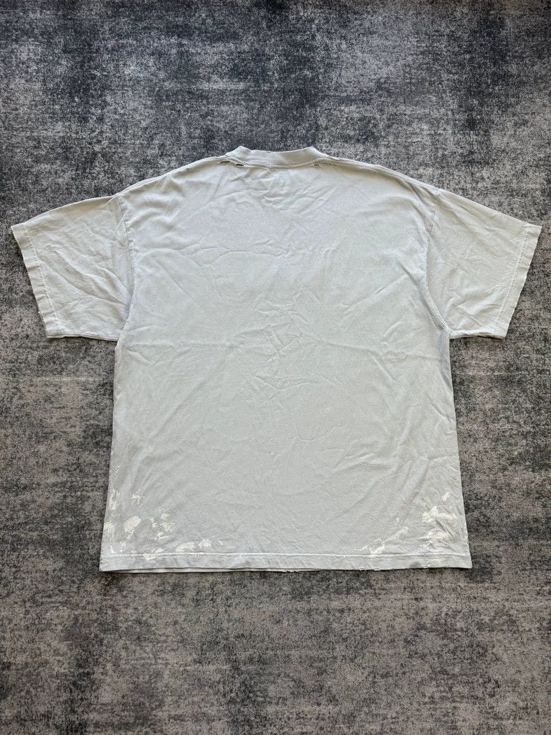 Balenciaga Balenciaga Flame Logo Short Sleeve Tee - dmc Size US L / EU 52-54 / 3 - 2 Thumbnail