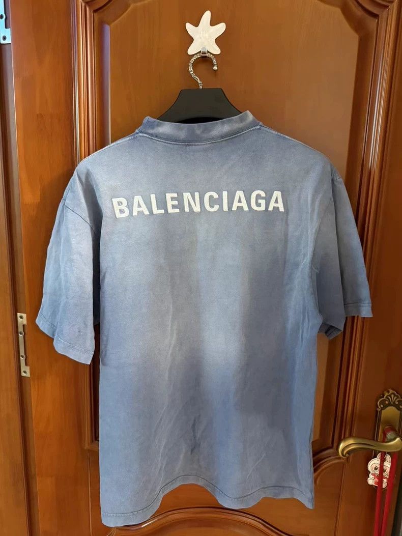 Balenciaga Balenciaga Embroidered Logo Short Sleeve T-shirt - dmc Size US XS / EU 42 / 0 - 2 Thumbnail