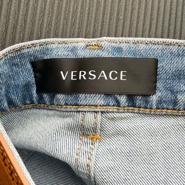 Versace VERSACE 23SS Embroidered Denim Jeans - dmc Size US 34 / EU 50 - 8 Thumbnail