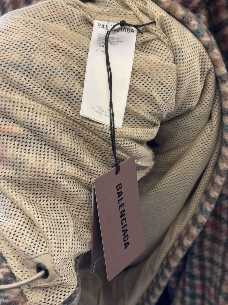 Balenciaga Balenciaga Check Double Hook Logo Jacket - dmc Size US M / EU 48-50 / 2 - 9 Thumbnail