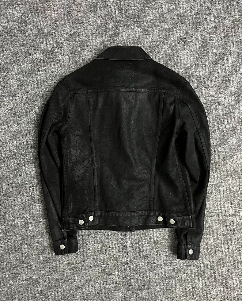 Helmut Lang 1999 Wax Coated Denim Jacket - dmc