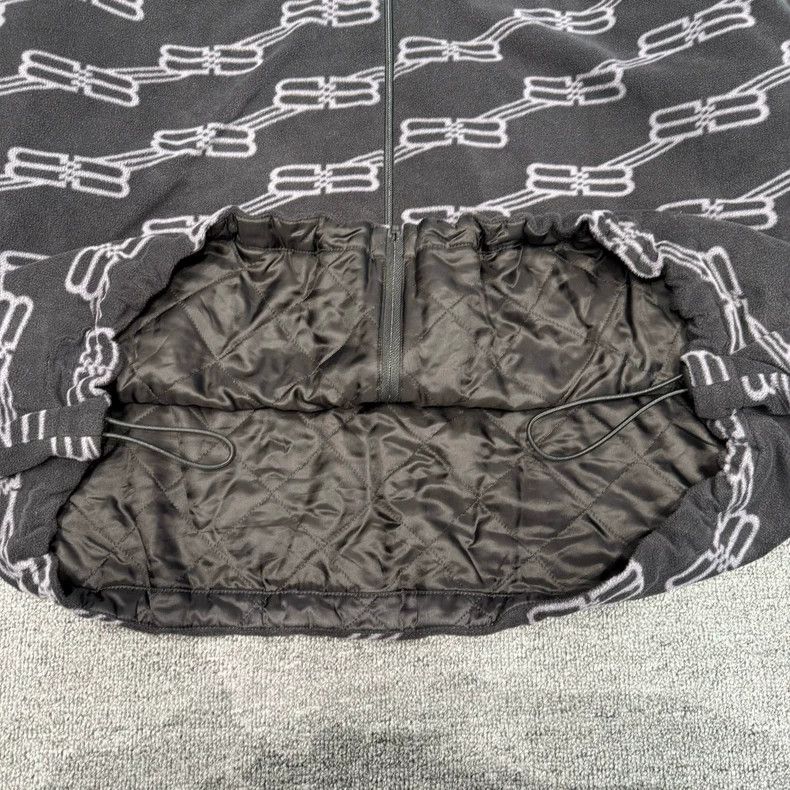 Balenciaga Balenciaga Black Fleece Logo Jacket - dmc Size US L / EU 52-54 / 3 - 5 Thumbnail