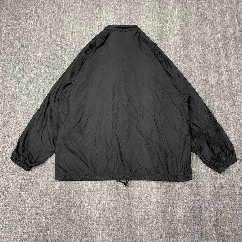 Balenciaga Balenciaga Black Printed Windbreaker Jacket - dmc Size US XS / EU 42 / 0 - 3 Thumbnail