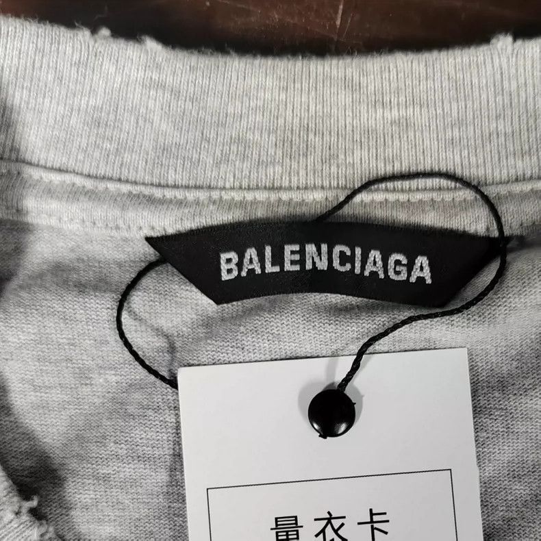 Balenciaga Balenciaga Grey Fake Two-Piece Long-Sleeve Tee - dmc Size US XS / EU 42 / 0 - 3 Thumbnail