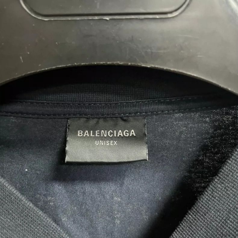Balenciaga Balenciaga Black Logo Print Short Sleeve T-Shirt - dmc Size US M / EU 48-50 / 2 - 3 Thumbnail