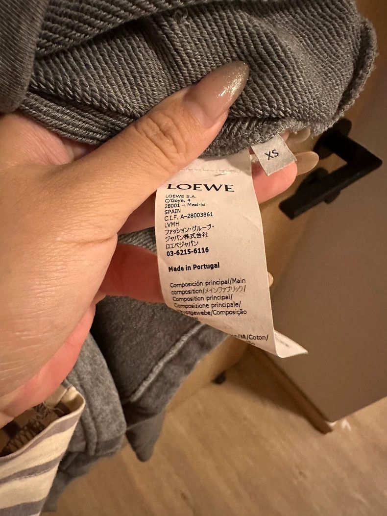 Loewe Loewe Grey Paneled Sweatshirt XS - dmc Size US XS / EU 42 / 0 - 3 Thumbnail