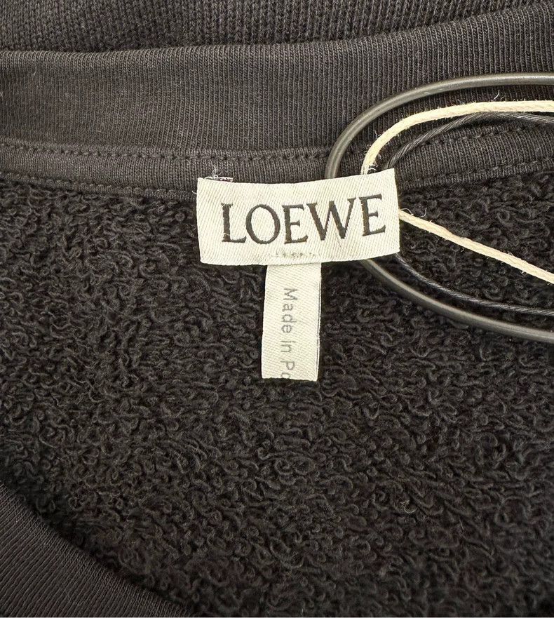 Loewe LOEWE Black Embroidered Crewneck Sweatshirt - dmc Size US M / EU 48-50 / 2 - 3 Thumbnail