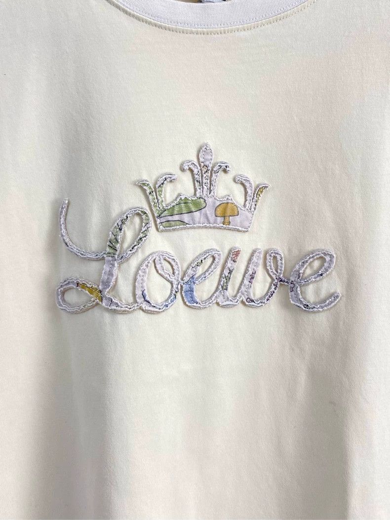 Loewe LOEWE Forest Print Embroidered Crown T-shirt - dmc Size US XS / EU 42 / 0 - 4 Thumbnail