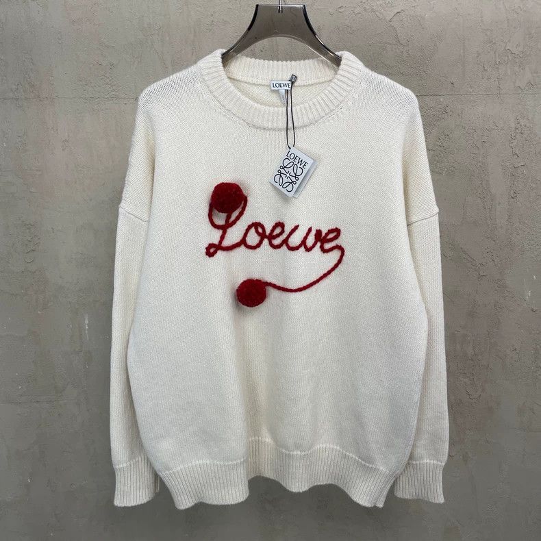 Loewe Loewe White Heart Logo Wool Sweater - dmc Size US S / EU 44-46 / 1 - 4 Thumbnail