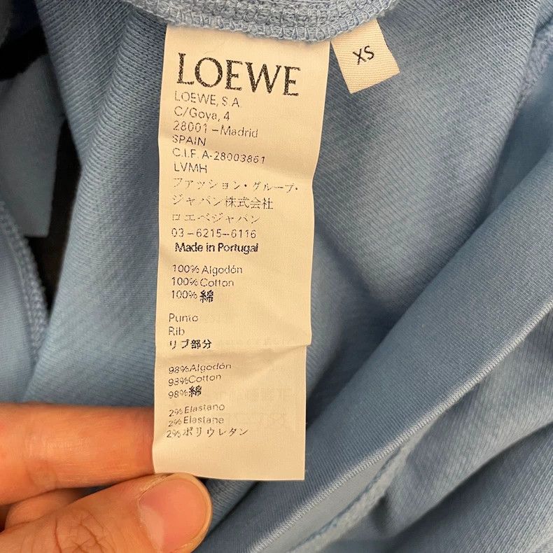 Loewe Loewe Blue Logo Embroidered Crewneck Sweatshirt - dmc Size US XS / EU 42 / 0 - 2 Thumbnail