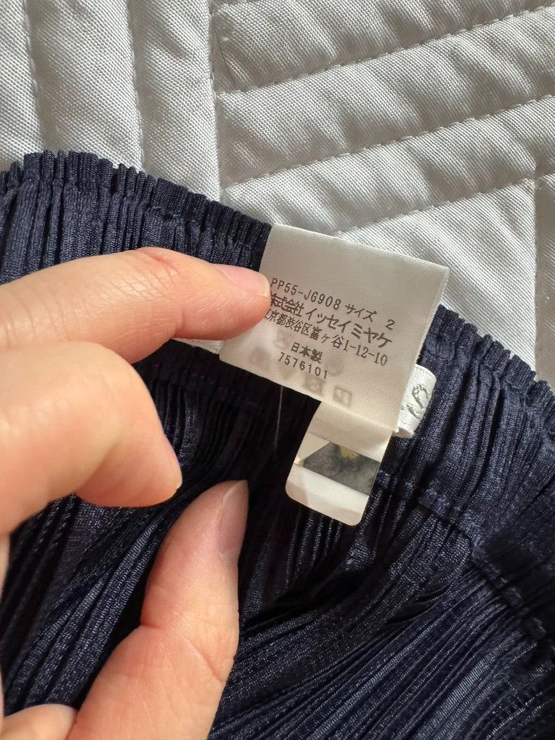 Issey Miyake Issey Miyake Blue Pleated Skirt - dmc Size US 26 / EU 42 - 2 Thumbnail