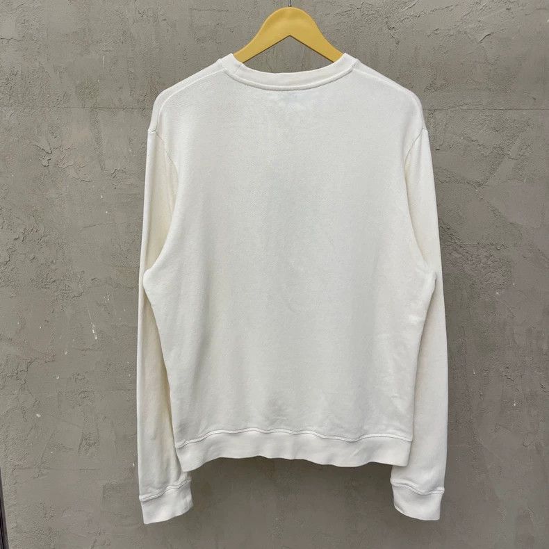 Loewe Loewe Beige Embroidered Logo Crewneck Sweatshirt - dmc Size US L / EU 52-54 / 3 - 3 Thumbnail