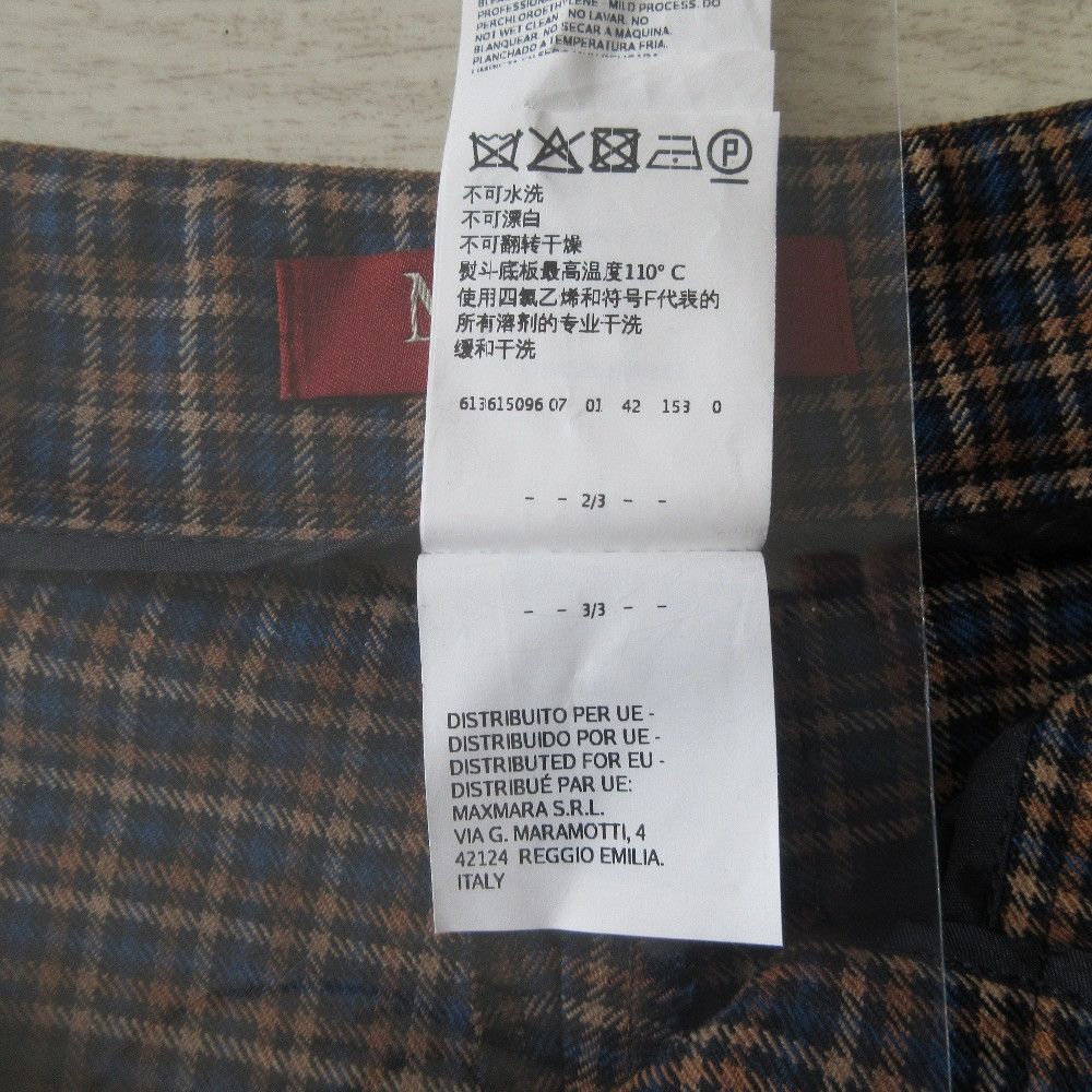 Max Mara MaxMara Max Mara STUDIO Check Wide Pants Others Pants DUTY FREE for USA Size ONE SIZE - 8 Thumbnail
