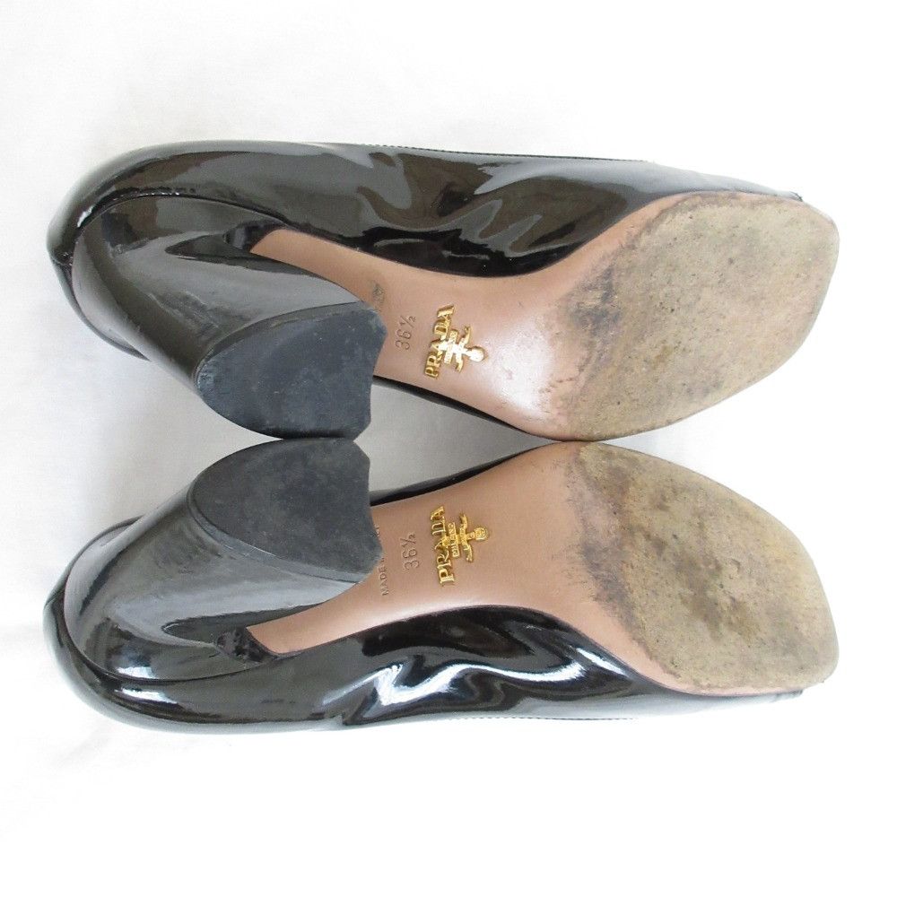 Prada Prada Prada Patent Leather Pumps Enamel Shoes Size ONE SIZE - 6 Thumbnail