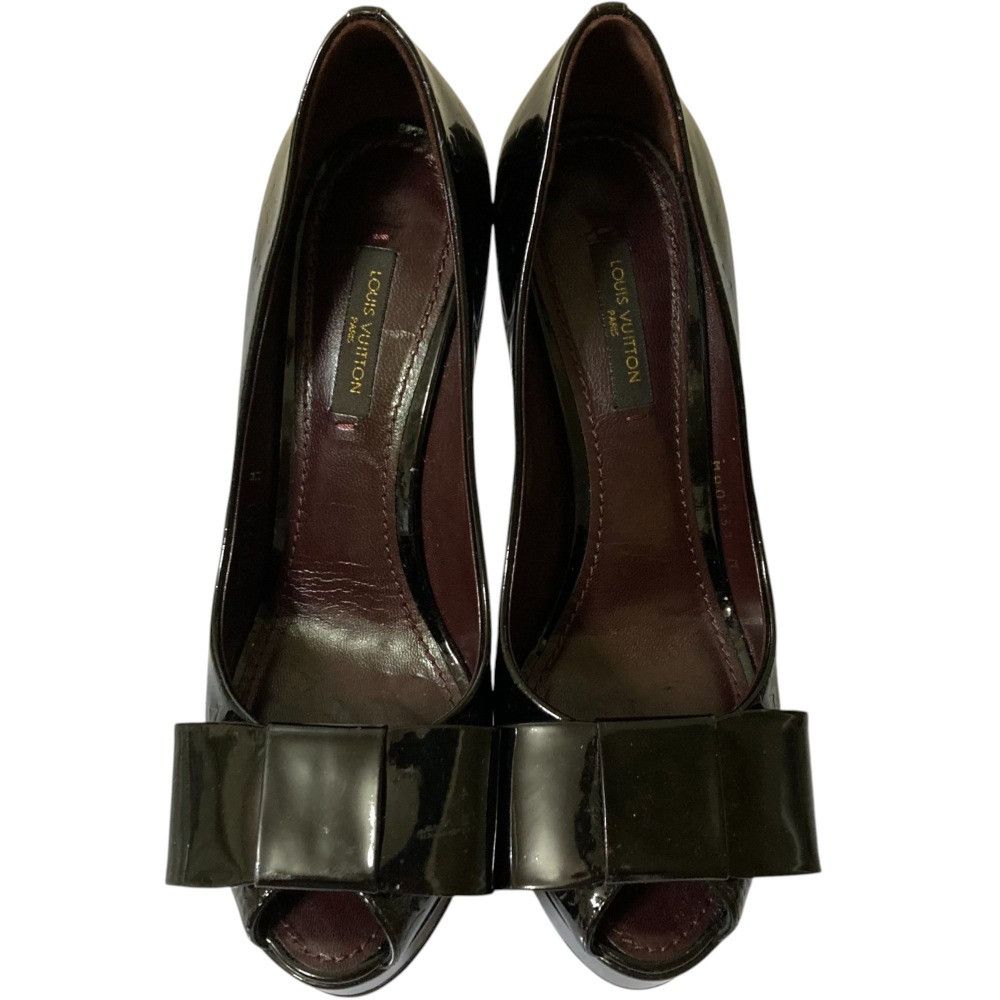 Louis Vuitton Louis Vuitton Louis Vuitton Monogram Vernis Pumps Enamel Shoes DUTY FREE for USA Size ONE SIZE - 2 Thumbnail