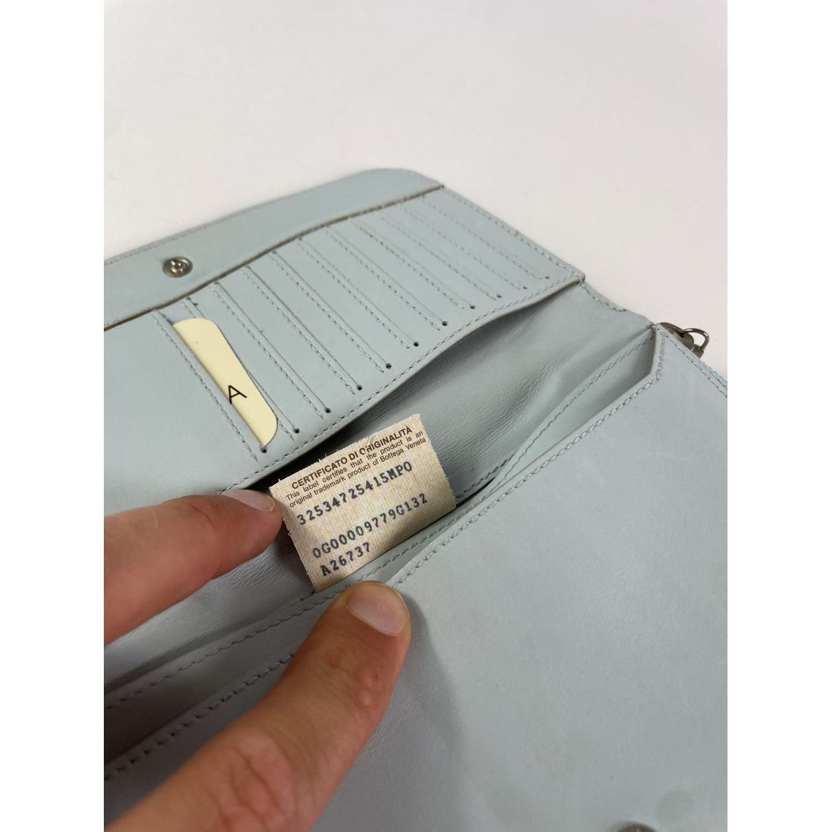 Bottega Veneta Blue Leather Wallet Size ONE SIZE - 5 Thumbnail