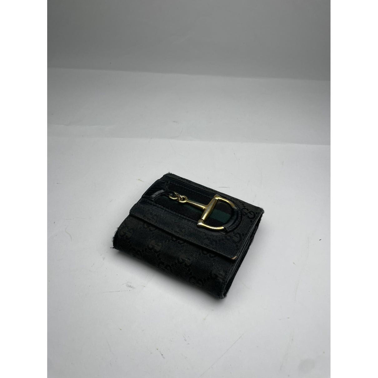 Gucci Horsebit 1955 Black Leather Wallet Size ONE SIZE - 4 Thumbnail
