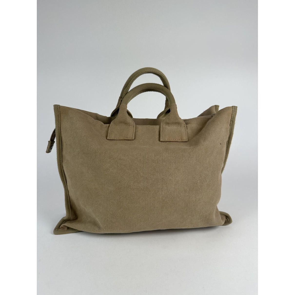 Issey Miyake Brown Cotton Handbag Size ONE SIZE - 5 Thumbnail