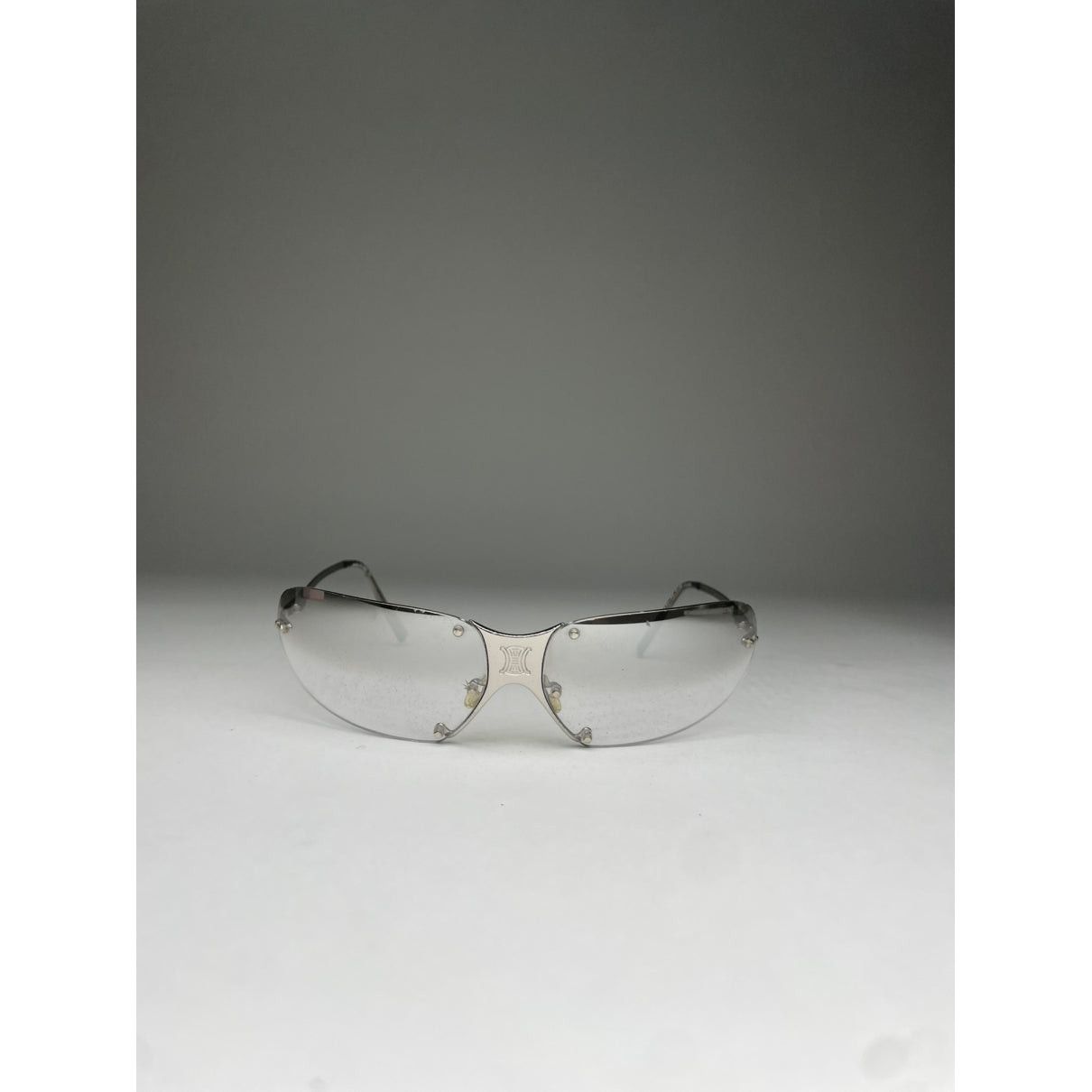 Celine Silver Metal Sunglasses Size ONE SIZE - 2 Thumbnail