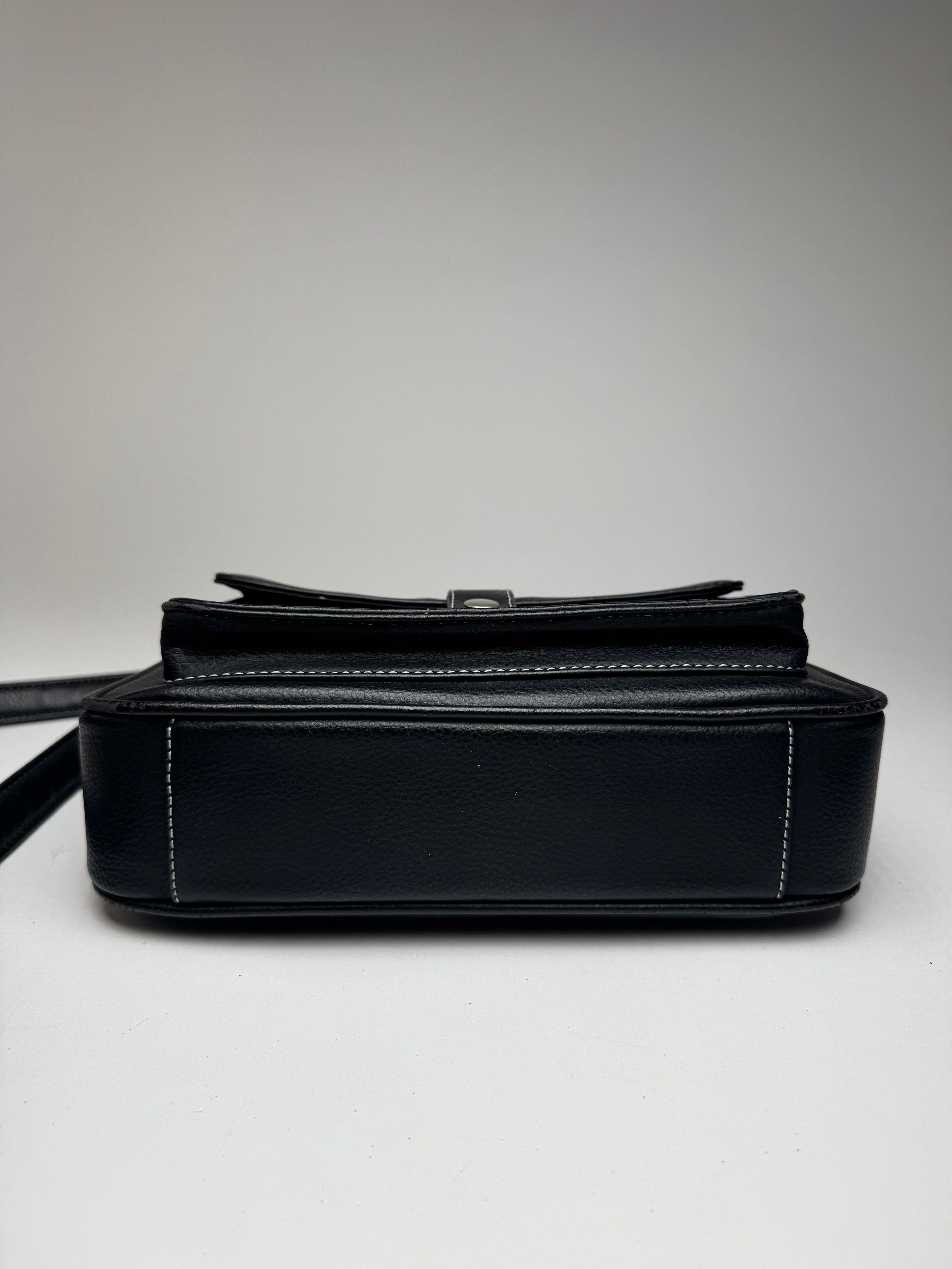 Courreges Vintage Paris Leather Bag Black Size ONE SIZE - 6 Thumbnail