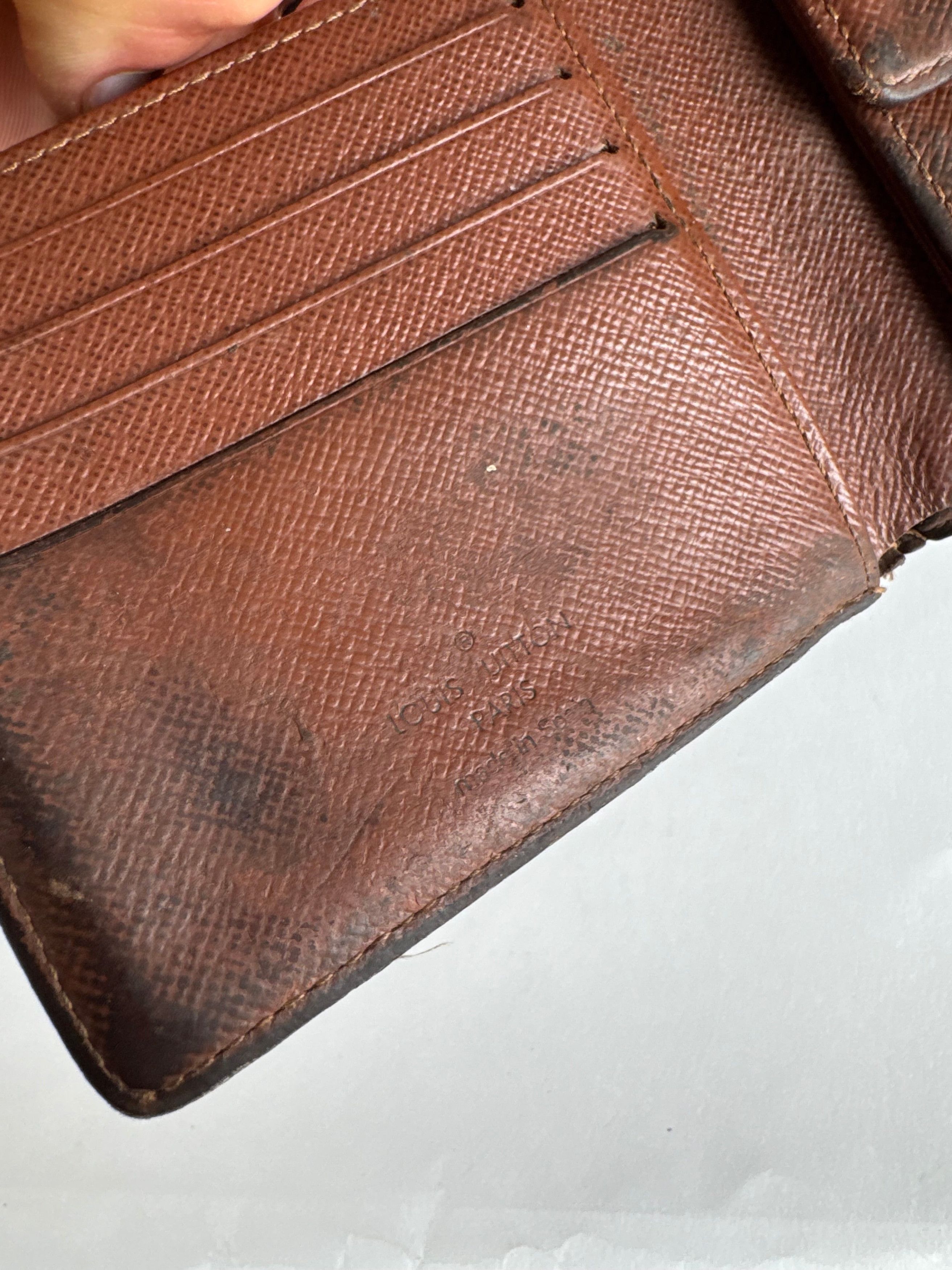 Louis Vuitton Vintage Monogramm Foldable Wallet Brown Size ONE SIZE - 4 Thumbnail