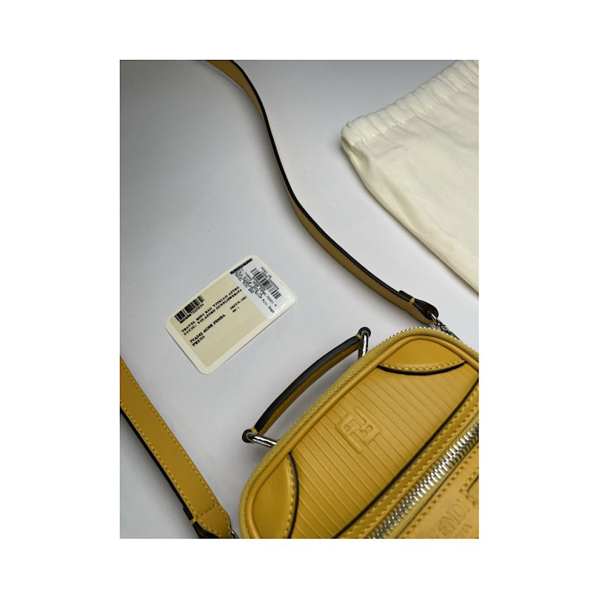 Fendi Cookie Yellow Leather Handbag Size ONE SIZE - 5 Thumbnail