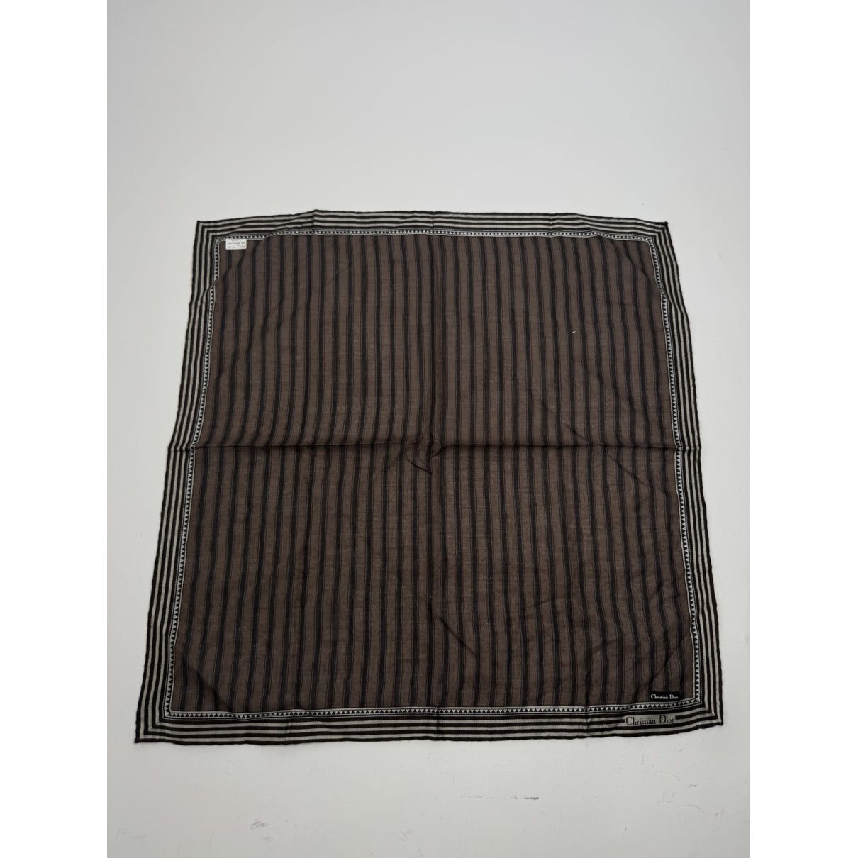 Dior Mitzah Toile de Jouy Brown Cotton Scarf Size ONE SIZE - 5 Thumbnail