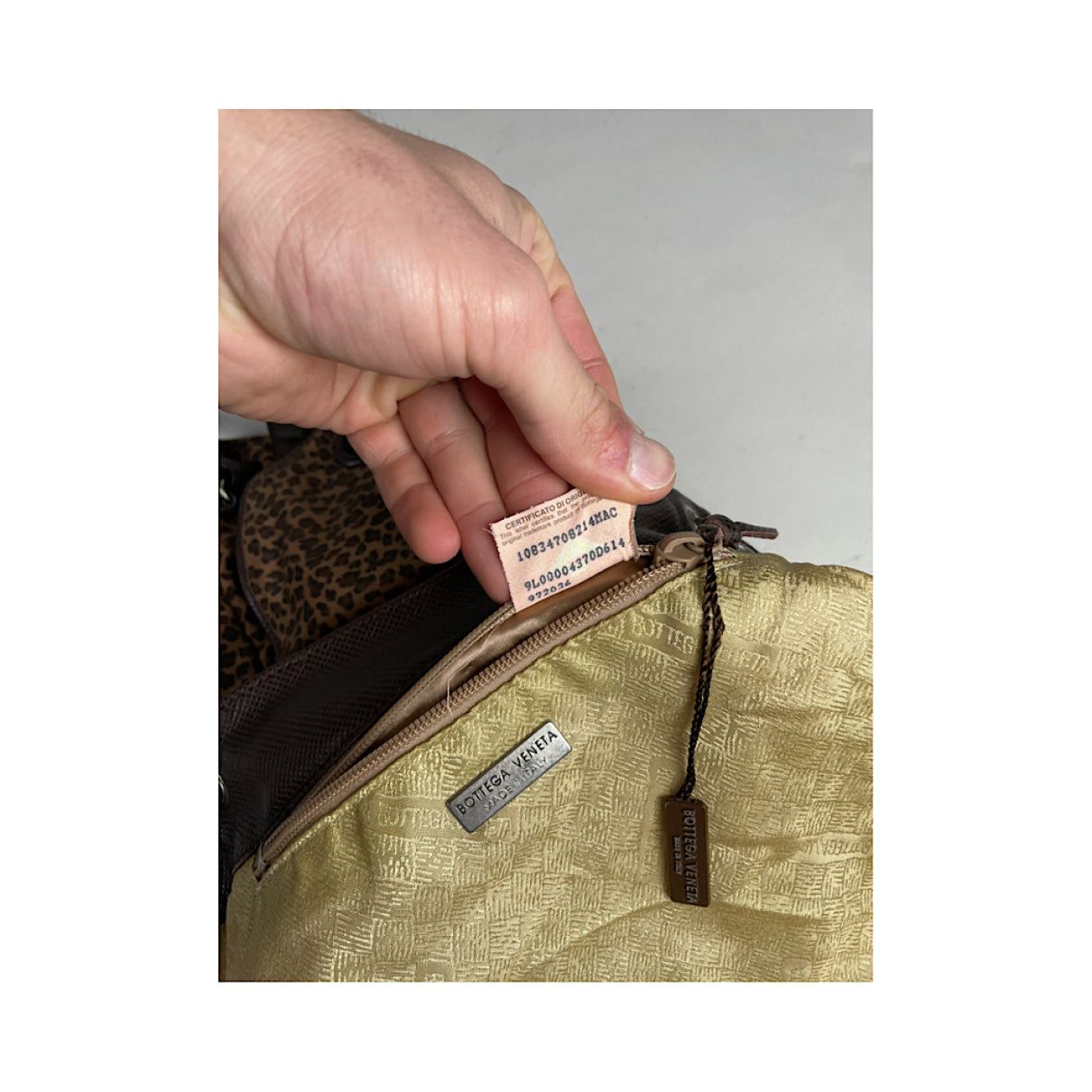 Bottega Veneta Brown Polyester Handbag Size ONE SIZE - 4 Thumbnail