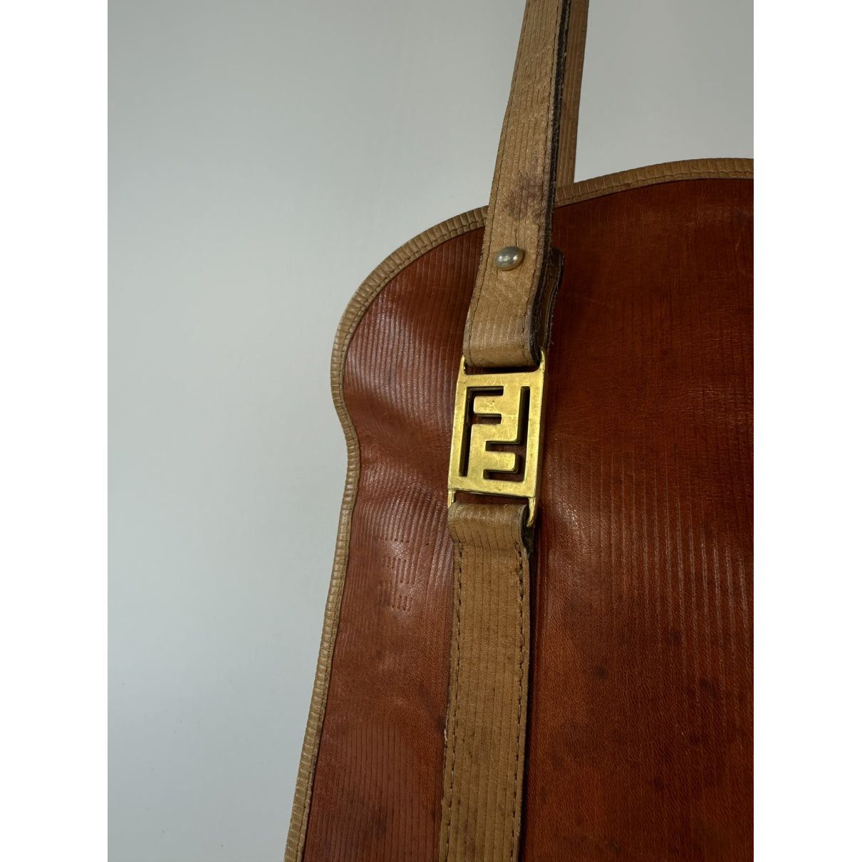 Fendi Peekaboo Red Leather Handbag Size ONE SIZE - 5 Thumbnail