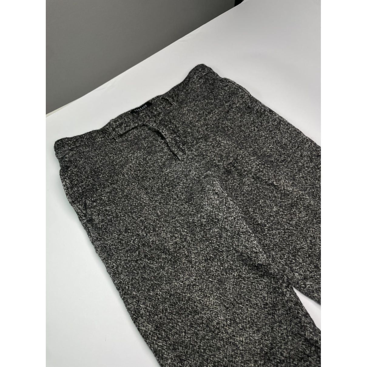 Versace Grey Wool Trouser Size 30" / US 8 / IT 44 - 2 Thumbnail