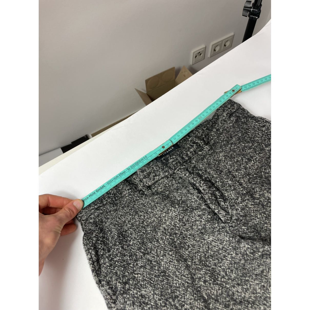 Versace Grey Wool Trouser Size 30" / US 8 / IT 44 - 4 Thumbnail