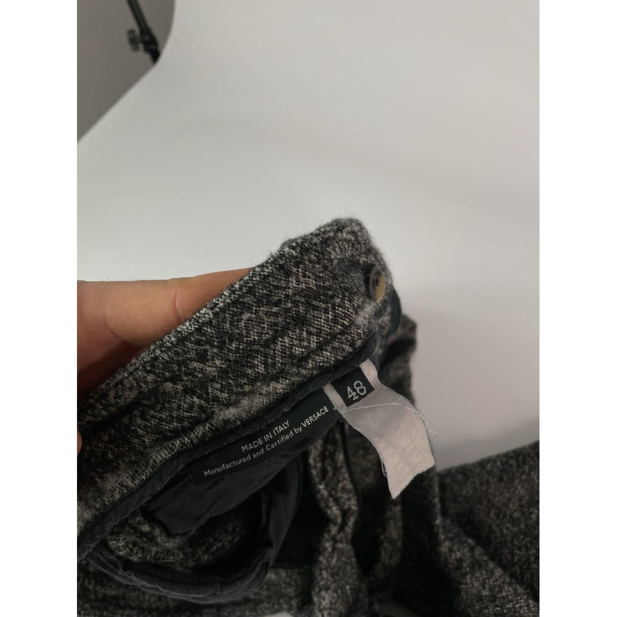 Versace Grey Wool Trouser Size 30" / US 8 / IT 44 - 5 Thumbnail