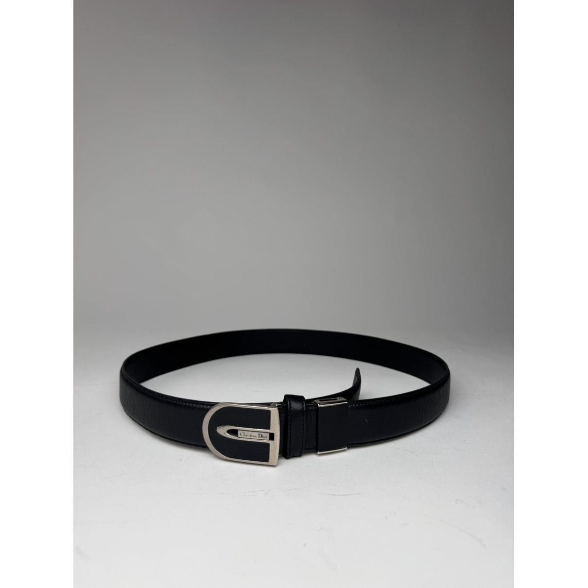 Dior Black Leather Belt Size ONE SIZE - 5 Thumbnail