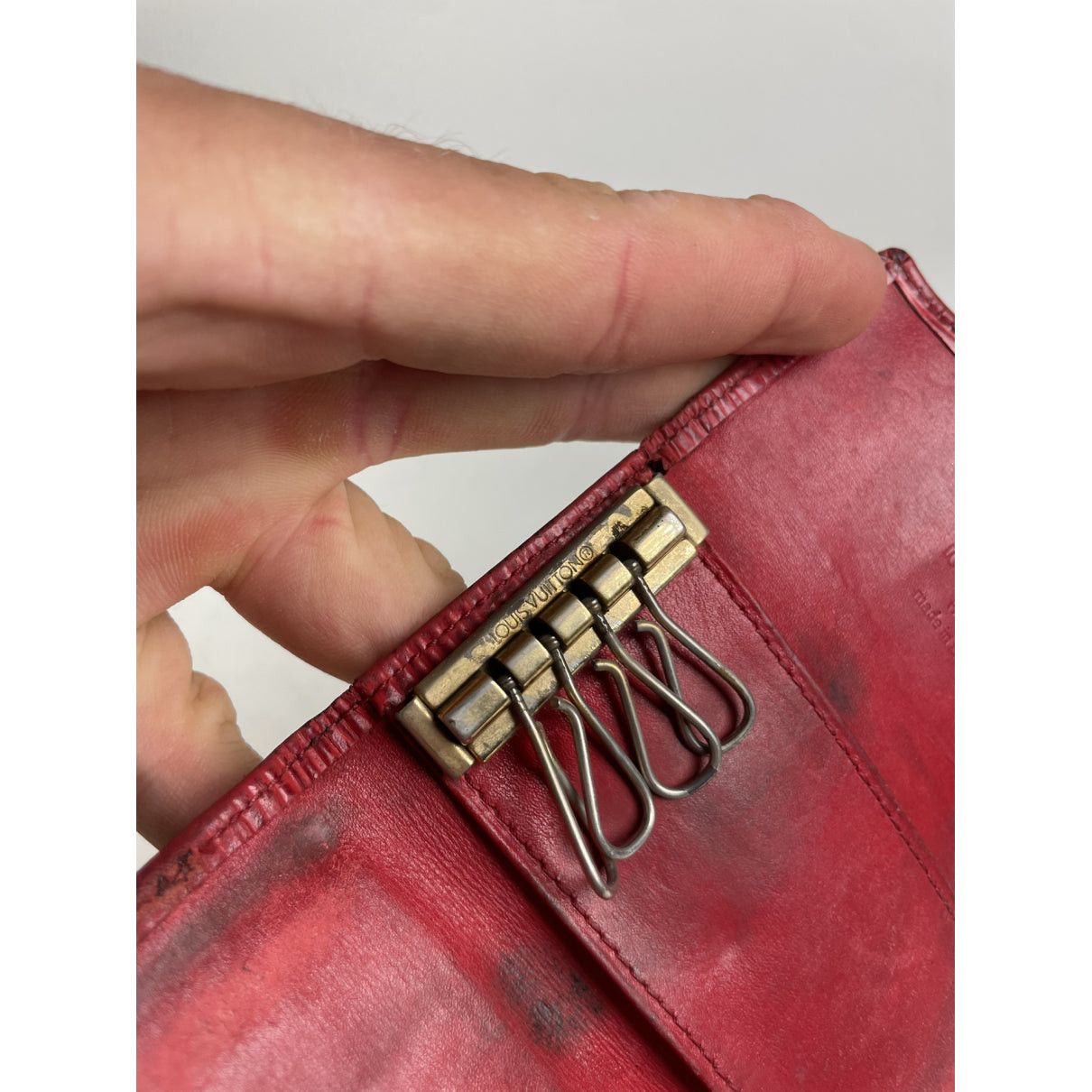Louis Vuitton Lockme Red Leather Purse Size ONE SIZE - 5 Thumbnail