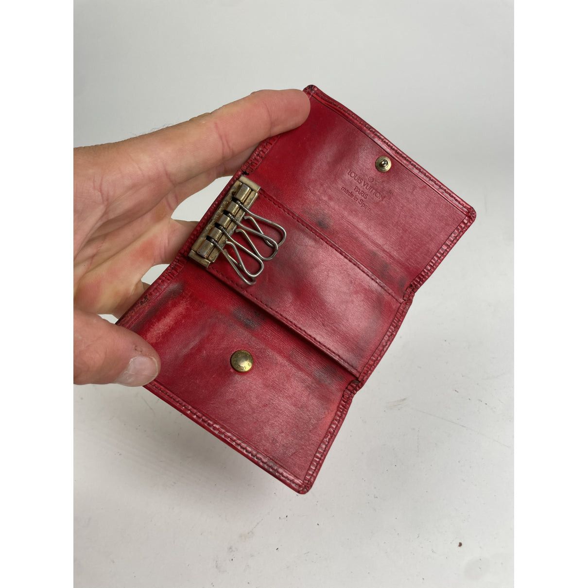Louis Vuitton Lockme Red Leather Purse Size ONE SIZE - 4 Thumbnail