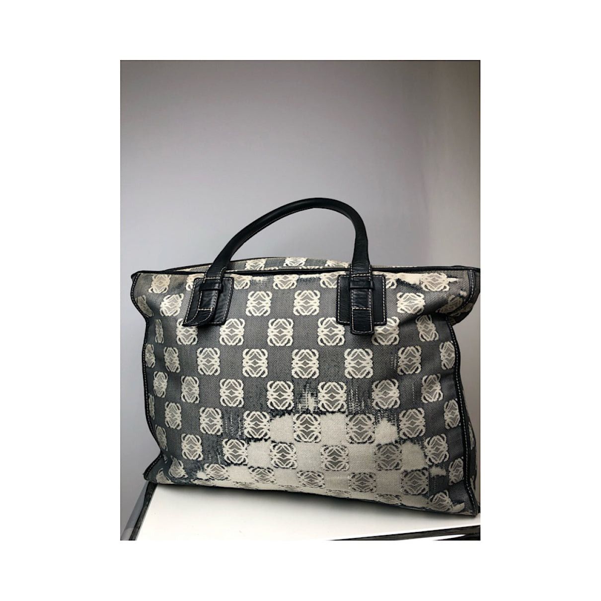 Loewe Gate Black Cotton Handbag Size ONE SIZE - 5 Thumbnail