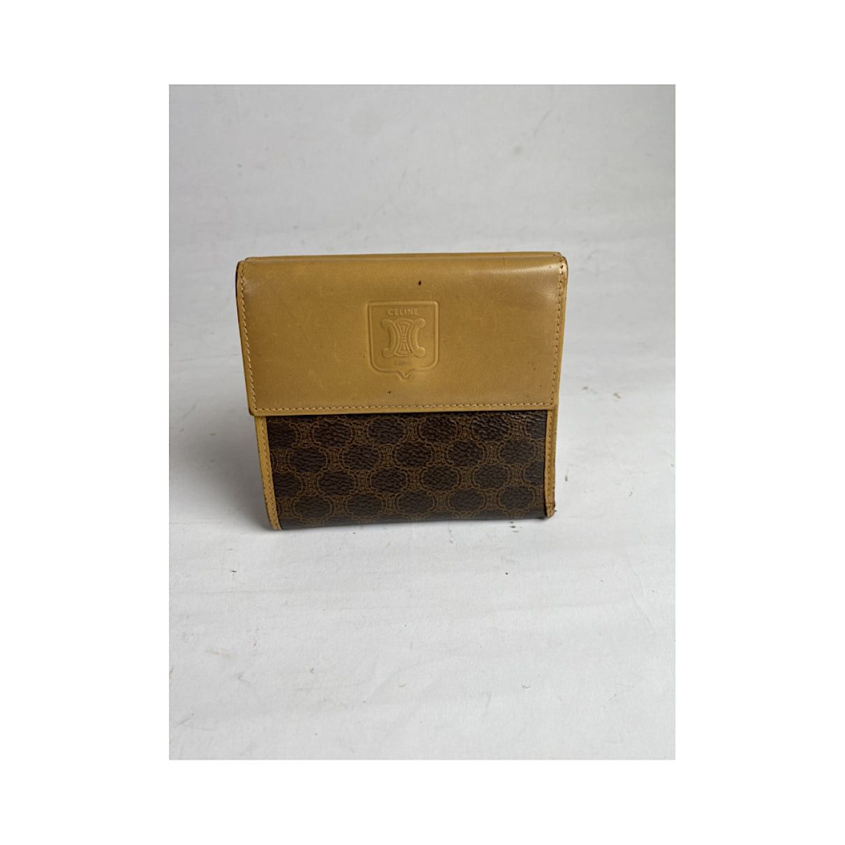 Celine Triomphe Brown Leather Wallet Size ONE SIZE - 2 Thumbnail