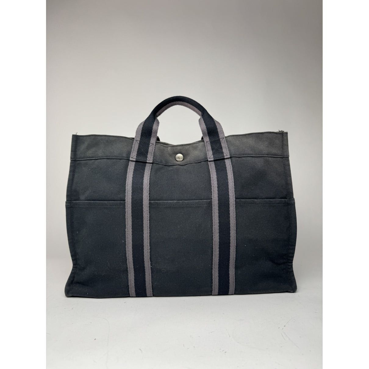Other Hermès Black Cotton Handbag Size ONE SIZE - 4 Thumbnail