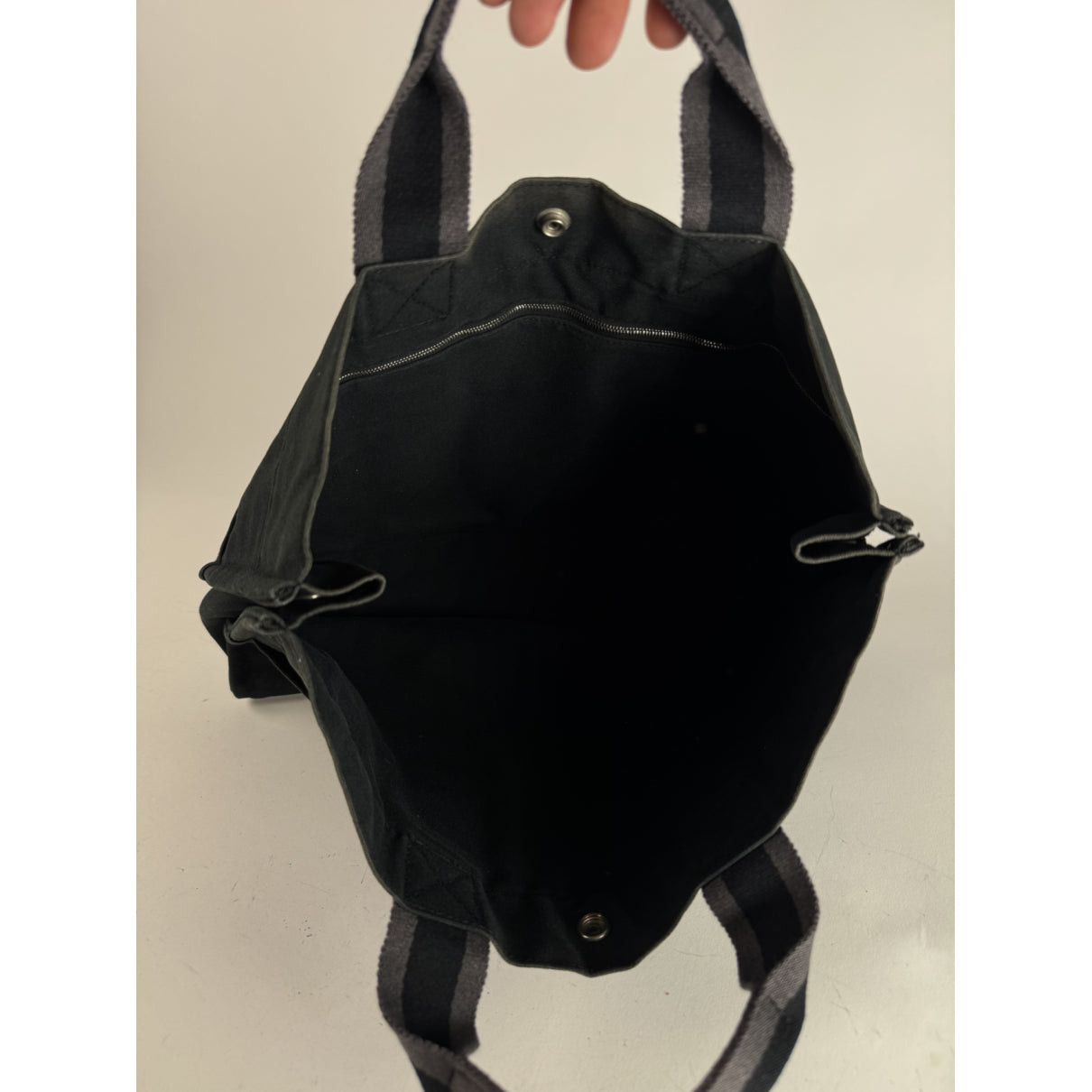 Other Hermès Black Cotton Handbag Size ONE SIZE - 5 Thumbnail
