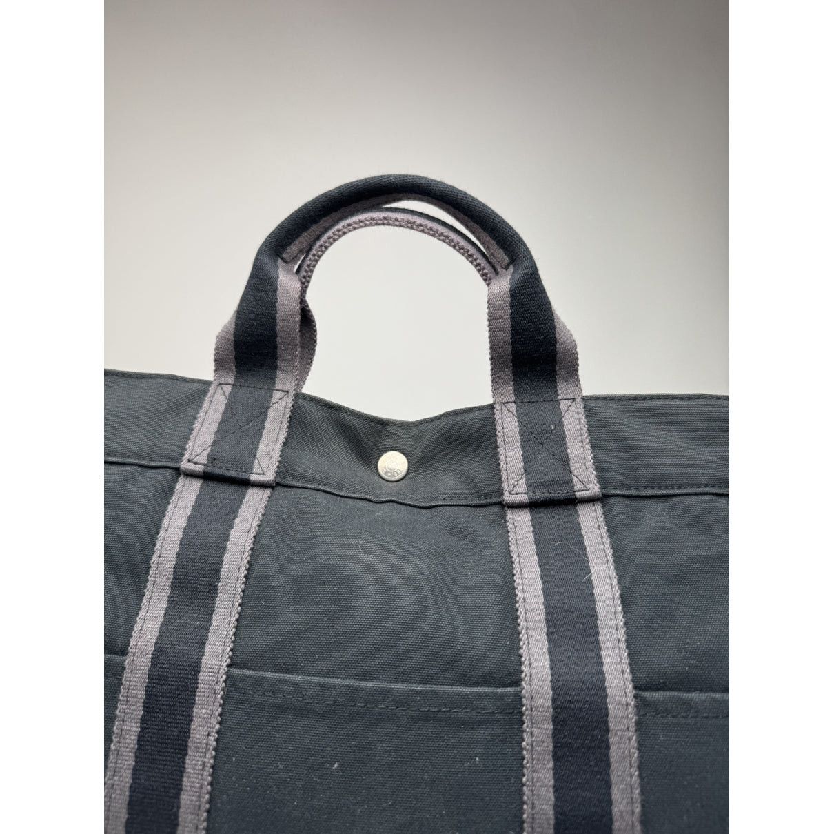 Other Hermès Black Cotton Handbag Size ONE SIZE - 2 Thumbnail